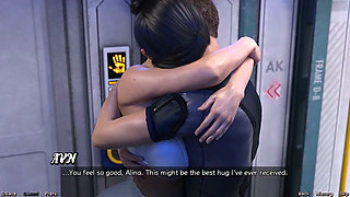 Stranded in Space - Military Girl with Big Tits Loves Femdom