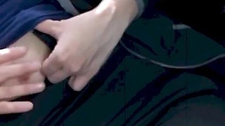 Masturbating in a Car in a Parking Lot in the Middle of the Day