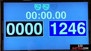Bigtitted inked werstler dominates rival