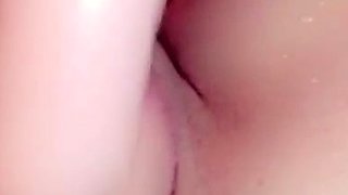 Solo pussy toying redhead sexy close up masturbation action