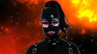 Latex Barbie - Burn for Evil Succubus