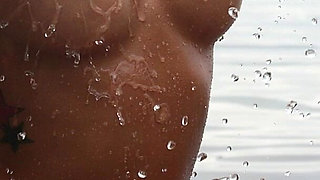 Hot Latina Teen Danica Oiled and Wet Nude on the Beach