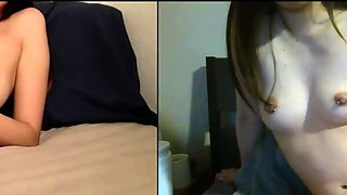 Shy brunette homemade amateur webcam teen
