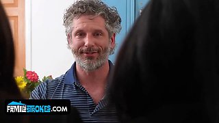 Hot step sisters gal ritche & Aubree Valentine become best friends (step brothers parody) - sfw full video