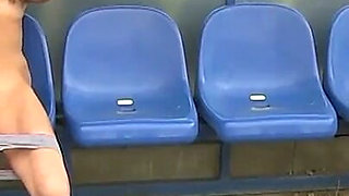 Masturbating in the Dug Out