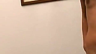 Sexy Skinny Secretary Fucked and Cumshot on Beautiful Pussy by a Big Vintage Cock