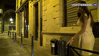 Lovely 18 Year Vanessa Does Her First Porn Casting