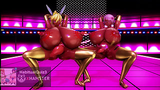 FGO with climax Bunny Artoria and Mash do an erotic hip-shaking duo dance 3d hentai mmd ahegao cum swallow anal sex fuck