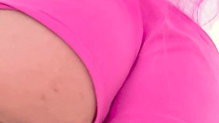 POV Ass Worship Close-up Walking Around Behind My Juicy Ass Cheeks Petite Bimbo Jiggle Twerk Natural Cellulite Skinny Thigh Gap