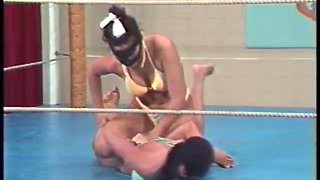 Masked Domination: Amateur, Fetish  Female Wrestling Porn