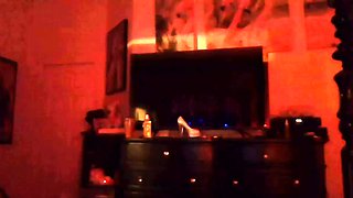 Very Hot Amateur French Teen couple tit fuck on Webcam