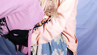 Muslim Hijabi Beautiful Housewife Fucking with Neighbor - With Clear Bangla Audio