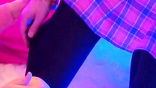 Crossdresser and his girlfriend couple