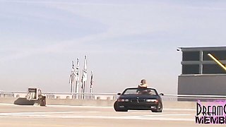 Tough Mindy's public sex