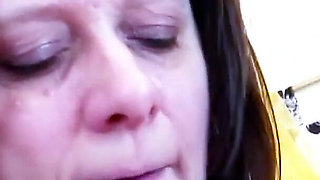 Two lesbian gilfs masturbate and lick their pussy to orgasm