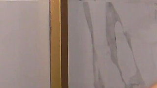 Secretary Foot Jerking - Wet Milking Nylon Feet of Smoking Blonde Office Girl!