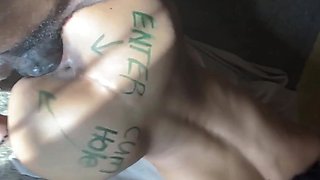 Sexy Curly Indian Slut With a Huge Bubble ass Takes Massive BBC In Her Slit In the Doggy Pose