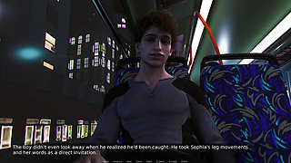 Awam Sophia Real Fuck Edition - Sophia's Insane Lust - Fucking a Young Stranger on the Bus