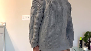 Sweater Fetish Ass Tease