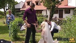 Blonde Vera Jarws Bride Cuckold Wedding Seduction
