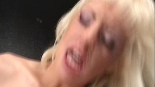 Busty Blonde Babe Takes Hard BBC Pounding