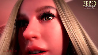 Watch Me Command Alex to Destroy This Doll’s Pussy and Ass-cum in My Mouth!