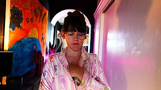 Emo teen Becka solo webcam masturbation