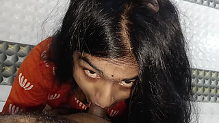 Real Indian Girl SUDIPTA Foot Fetish Handjob & Blowjob Session