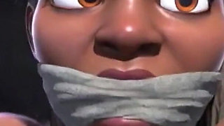 Pregnant African Slave in Bondage - Desperate for More Cum & Breeding