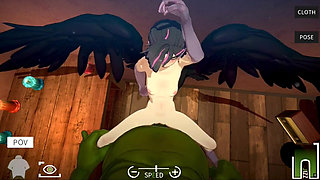 Orc Massage - Ava the Harpy Sex Scene - Hentai Game 3D Animation