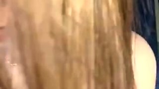 Pissing masturbating babe solo toy play