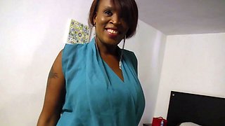 I pounded my EBONY MILF s ASS over and over