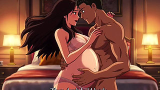 Sensual Pregnant Oil Massage Turns Passionate Husband Worships His Glowing Pregnant wife