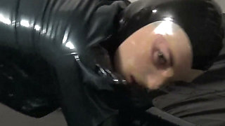 Sweet MILF Have a 69 in Dark Green Latex Dress and Doggy Riding.