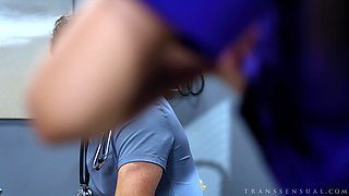 Transsensual: GILF Nurse Just Wants Have Threesome Fun with Patient - Robby Apples, Dee Williams