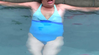 Video 1 of 3 - My 58 Year Old Wife Shows off on the Beach