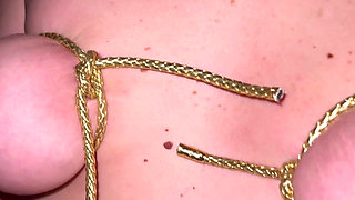 Tits BDSM Experiments - Clamps, Bondage, Spanking and Caning