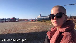 Pounding Vilu Vidish in a Public Toilet