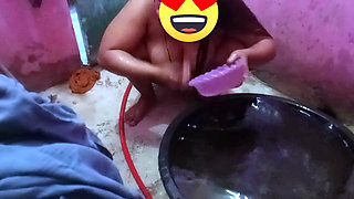 My stepmom always films herself in the shower to show off her big firm