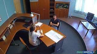 Fake health center - you don't need pills you need vagina