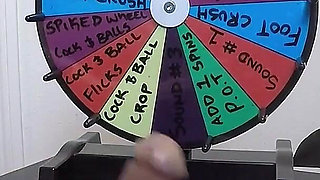 She Inserts a 30cm Probe All the Way Into His Meaty Cock. Playing BDSM Roulette.