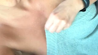 Busty amateur teen outdoor hardcore facial action