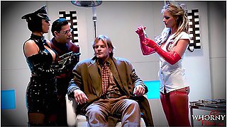 Kinky Porn Parody Orgy With Super Hot Babes In Latex