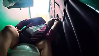 Glory hole blonde blowjob slut double facial