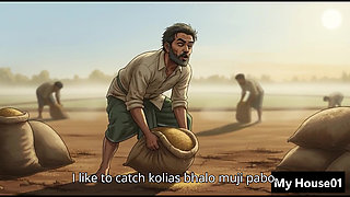 A poor husband and wife sex in villege house bengali