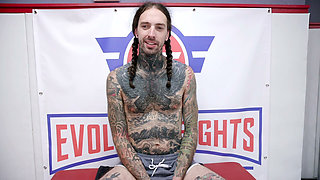 Daisy Ducati and Ruckus 3 Mixed Wrestling