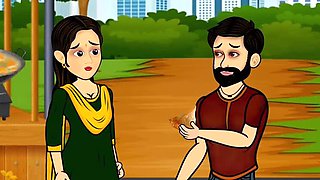 Indian village girl Meera gets hardcore anal sex with samosa seller Ayan in forest