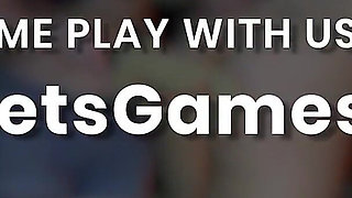 Elana and Kyle Playing a Strip Throw Throw Penis Game