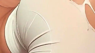 Creamy Pussy Fuck! Gym Sex! Ripped Leggings Fuck Doggystyle