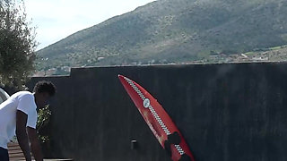 Greek Maid Alina Melaki Interracial BBC Fuck